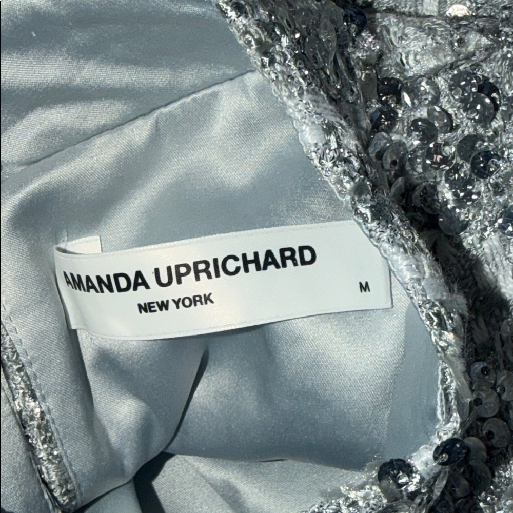 NWT Amanda Uprichard  Marshall Mini Dress in Stellar Medium Revolve - Picture 12 of 15